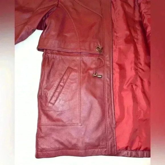 Morningside Women’s Vintage 100 % Leather Jacket Size Medium - Picture 7 of 8